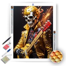 Rockin&#39; Skeleton - Diamond Painting Kit - £15.73 GBP+