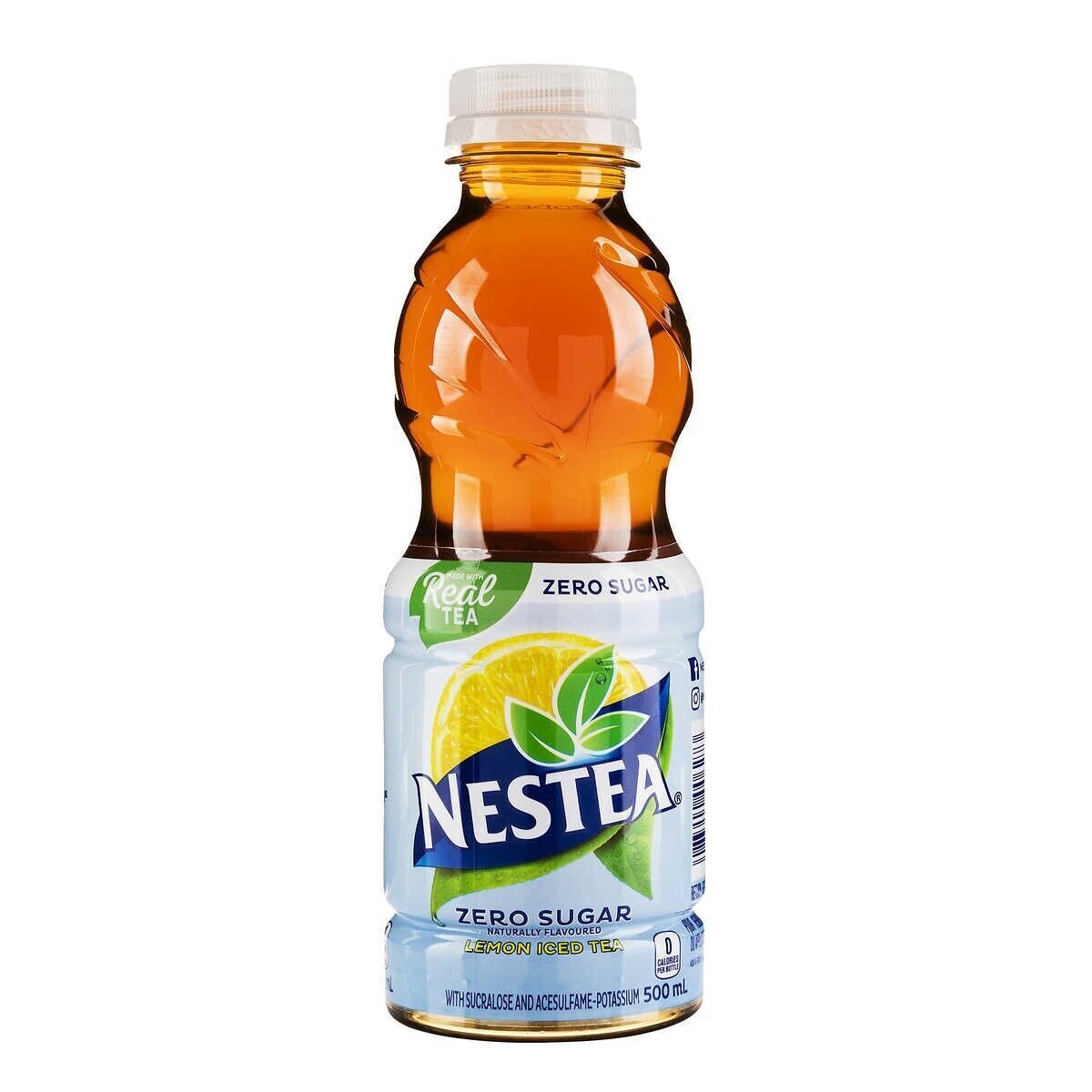 Primary image for 24 Bottles of Nestea Lemon Iced Tea Zero Sugar 500 ml Each- Free Shipping
