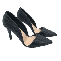 Mia Ciana Pointed Toe D’orsay Pump Heels Studded Rhinestones Black 8.5 - $14.49