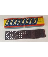 Vintage Hal-Sam Brown Dragon Dominos in Box Set of 28 - $26.58 CAD