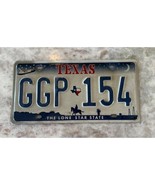1990s Texas License Plate Embossed Space Shuttle Moon Cowboy Horse Stars... - $19.79