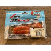Z-Man DoormatadorZ 6 INCH 6” Scented Curly Tail Grubs 3pk Atomic Sunrise... - $10.88