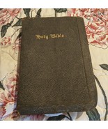 1944 The Inspirational Bible Leather Bound Holy Bible New &amp; Old Testaments  - $825.22 MXN