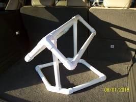 PLANS PVC Saddle Stand Rack Travel Size Car Suv Truck Horse Bridle Weste... - €8,30 EUR