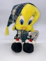 Vintage 95’ Warner Bros Studio Tweety Bird Plush 9”PJs Sylvester Slippers - £20.29 GBP