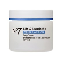 No7 Lift &amp; Luminate Triple Action Day Cream SPF 30 - Broad Spectrum Anti Aging - £28.07 GBP