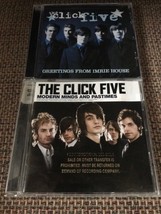 The Click Five 2 CD Lot: Greetings From Imrie House &amp; Modern Minds And Pastimes - £6.37 GBP