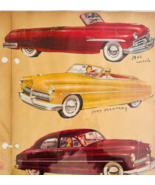 1949 Ford Lincoln Mercury Cut-Out Ephemera Mounted Automobilia Ephemera ... - $41.35 CAD