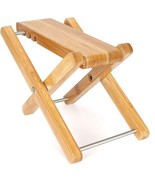 5 Core Guitar Foot Rest Wooden Bamboo Foldable Height Adjustable 4.5&quot; up... - $360.18 MXN