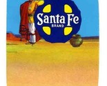 Santa Fe Brand 6 Different Mint Labels &amp; Credit Memo Chico Indian Boy Ra... - $27.70