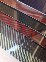 6&quot;x24&quot;x3/32&quot; 2x2 Twill Carbon Fiber Fiberglass Sheet Panel - Glossy One ... - $34.56+