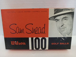 Wilson Sam Snead 100 Vintage Golf Balls Pack of 12 Sealed, Box Liquid Center - £86.04 GBP