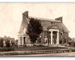 RPPC Carnegie Library and Teachers School Antigo Wisconsin WI 1908 Postc... - $9.85