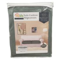 Stretch Cushion Cover Loveseat - Green - $25.00