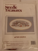 JCA Needle Treasures 02644 After Church by Lu Fuller Counted Cross Stitc... - $24.99