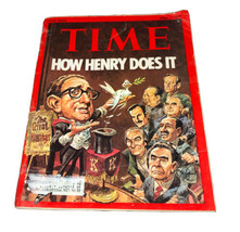 Time Magazine April 1, 1974 “How Henry Does It” Issue (1 Loose Staple) - $3.87