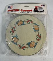 Vintage NOS Ballonoff Fruit Stove Top Round Burner Covers 2 - 10 1/4”|2 - 8 1/4” - £15.56 GBP