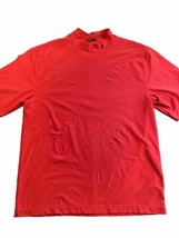 Nike Golf Men&#39;s XL Dri-Fit UV Mock Neck Golfing Attire Shirt Sleeve Spandex - £13.40 GBP