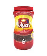 Folgers Coffee Classic Roast 100% Pure Instant 16oz (Pack of 2) - $577.36 MXN
