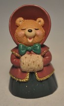 Hallmark - Caroling / Singing Bear - QFM 8307 - Merry Miniature Figurine - £9.48 GBP