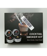 Cocktail Smoker Kit with 4 Wood Chips, Brush, Spoon - $28.05