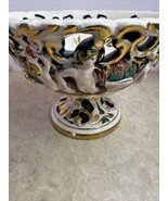 Maybe Capodimonte Italy Hand Painted Dish w/ Nudes - $710.09 MXN
