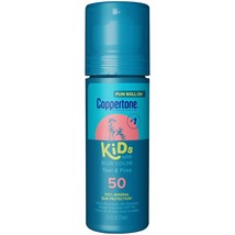 Open Box - Coppertone Kids Roll On Sunscreen Lotion SPF 50 for Kids, 2.5... - $6.99