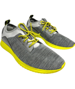 Cole Haan Grand Motion Shoes Knit Sneakers C31335 Grey/Volt Men&#39;s Size 8M - $42.38 CAD