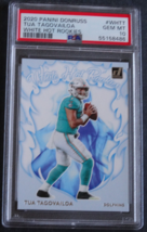 2020 Panini Donruss #WHTT Tua Tagovailoa Dolphins White Hot Rookies Card Psa 10 - $75.00