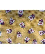 Owl Fabric 100% Cotton By The Yard Spring creative Hoot Wise Owl Yellow OOP - £8.88 GBP