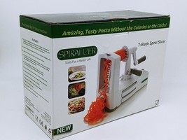 Spiralizer 7-Blade Vegetable Slicer Strongest Heavy Spiral Slicer Japane... - £19.94 GBP