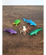 Lot of 5 Ocean Sea Life Animals Educational Figures Toys Cake Topper  - $369.07 MXN