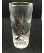 Canadian Goose High Ball Drinking Glass 5.5&quot; Tall Platinum Trim MCM Tumbler - $9.99