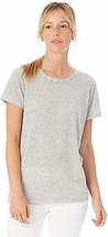 NWT Alternative Women&#39;s Origin Short-Sleeve T-Shirt, Eco Ivory Seaside Stripe, S - £12.78 GBP