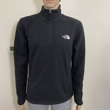 The North Face Men&#39;s Leo 1/4 Zip Sweater Fleece Jacket Black Heather S M... - £38.36 GBP