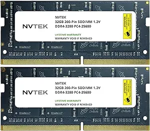 64Gb (2X32Gb) Ddr4-3200 Pc4-25600 Sodimm Laptop Ram Memory Upgrade - $218.99