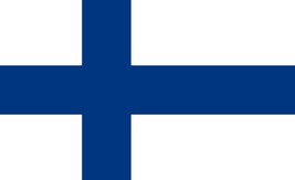 x2 12x7cm Finland Vinyl Window Stickers car van national Helsinki Finnish flag - £4.48 GBP