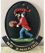 Vintage Virginia Metalcrafters Cast Iron Hand Painted No Smoking Plaque ... - $1,106.46 MXN