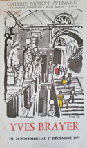 Yves Brayer - Poster Original Exhibition - Gallery Middle Avenard Nantes - 1977 - $159.13