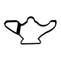6x Genie Lamp Aladdin Fondant Cutter Cupcake Topper 1.75 IN USA FD2882 - £5.53 GBP