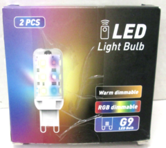 G9 RGB LED Bulbs W/Remote – 120Volt - 2W (20W Equivalent), 3 Modes - 12 ... - $18.99