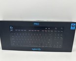 Logitech PRO Mechanical Gaming Keyboard with LIGHTSYNC Backlight GX Blue... - $69.88