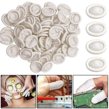 50pcs x Disposable Latex Finger Cots Protective Rubber Nail Fingertip Cover - $5.90
