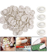 50pcs x Disposable Latex Finger Cots Protective Rubber Nail Fingertip Cover - $8.23 CAD