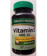 VITAMIN D Dietary Supplement 400 IU /Softgel 30 Softgels - £2.32 GBP