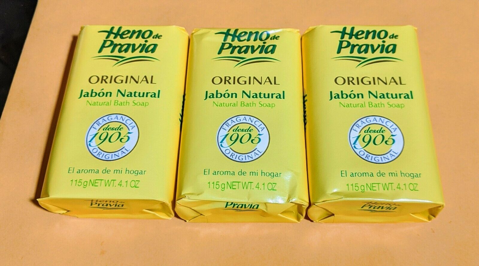 Heno de Pravia Bath Soap † Jabon Original † 3 ct.(4 oz/ea) - $11.99