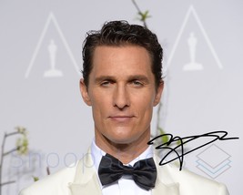 Matthew McConaughey Signed 8x10 Glossy Photo Autograph RP Signature Poster Wall  - $16.99