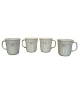 Retired Vtg English Breakfast Corning Ware Corelle Coffee Mugs Set of 4 - £19.66 GBP