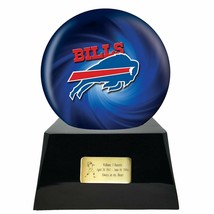 Large/Adult 200 Cubic Inch Buffalo Bills Metal Ball on Cremation Urn Base - £408.98 GBP