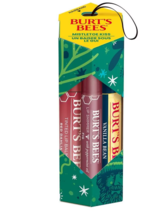 Burt&#39;s Bees Mistletoe Kiss Red Collection Gift Set, Lip Balm/Shimmer/Tinted 3.0e - £26.45 GBP